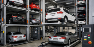 elevadores para autos en México en sistema de estacionamiento vertical para maximizar espacios
