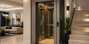 elevador para casa moderno en México instalado en vivienda residencial con diseño elegante