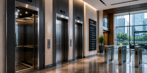Qué elevador conviene más para edificios corporativos en México en torre moderna
