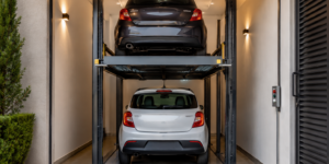 Qué elevador conviene para autos compactos en México en una cochera con estacionamiento vertical