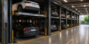 Sistemas de elevador para autos en México para alto flujo en estacionamientos comerciales